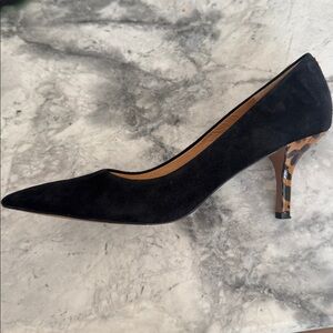 Coach Black Suede Pumps